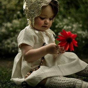 Jacadi 6M Christening Dress - Cream NWT